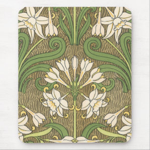 Grassets art nouveaupåsklilja - Mousepad Musmatta