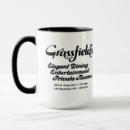Grassfields restauranger, Chicago, Glenview, ILL Mugg