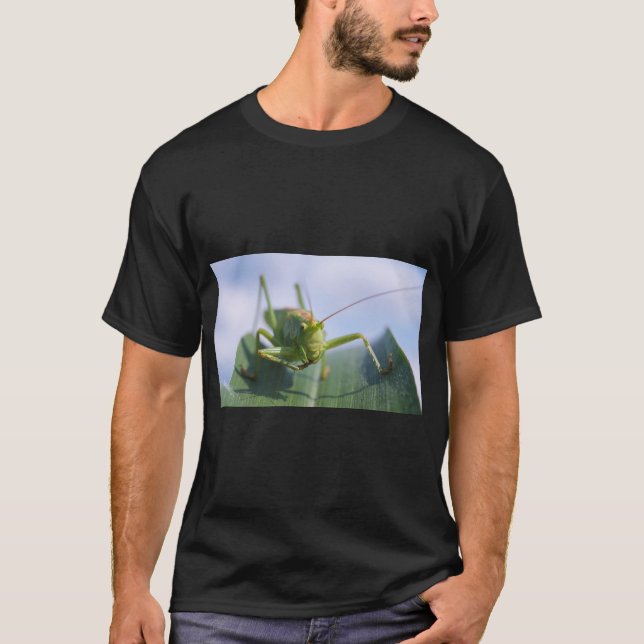 Grasshopper Nature Graphic T Shirt (Framsida)