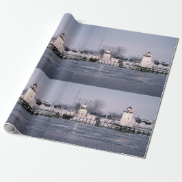 Grassy Island Range Ljus som omsluter pappert Presentpapper