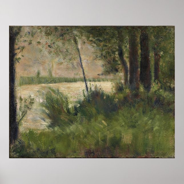 Grassy Riverbank Poster (Framsidan)