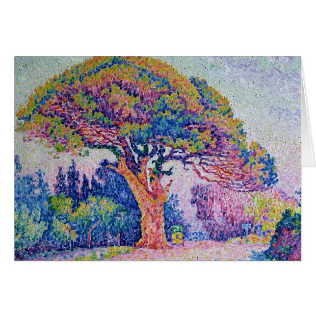 Grästräd på St Tropez, 1909 Hälsningskort (Framsidan Horizontal)