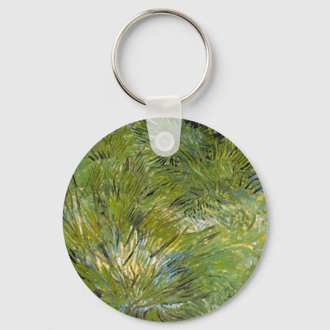 Grästuvor av Vincent van Gogh Nyckelring (Framsida)