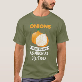 Gråt av lök t shirt