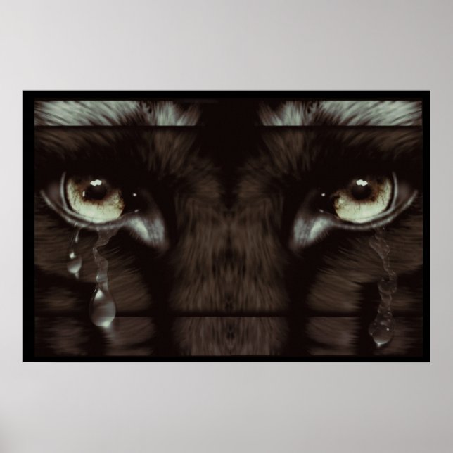 Gråt av Vargen Poster (Framsidan)