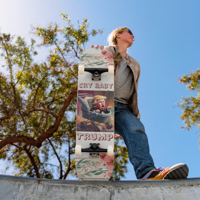Gråt Baby Trump-skateboard Mini Skateboard Bräda 18,5 Cm (Utomhus 1)