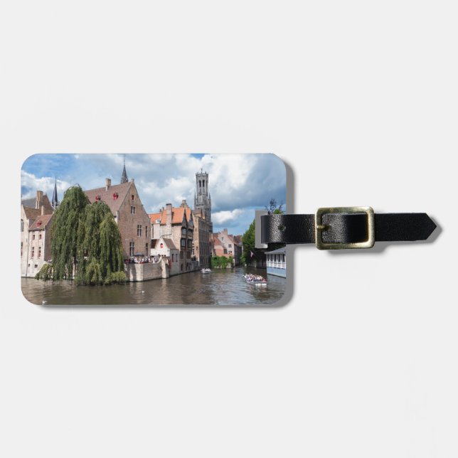 Gråt! Brygge - Belgien Bagagebricka (Horisontell Framsida)