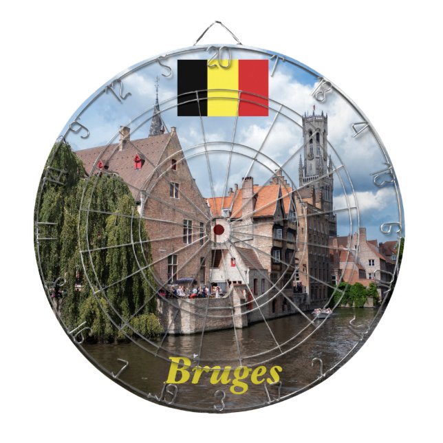 Gråt! Brygge - Belgien Darttavla (Framsidan)