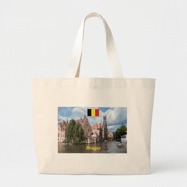 Gråt! Brygge - Belgien Jumbo Tygkasse (Framsidan)
