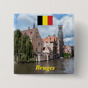 Gråt! Brygge - Belgien Knapp