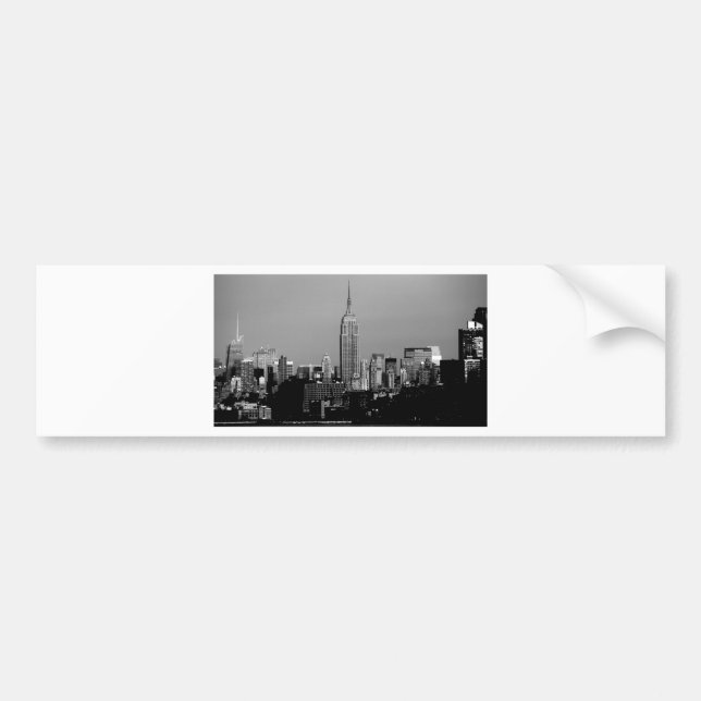 Gråt! Empire state Bygger New York City Bildekal (Framsidan)
