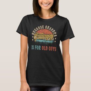 Gråt för att morfar är för gamla killar Manar Retr T Shirt