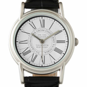 Gråt för mormor på hennes födelsedagsvake armbandsur