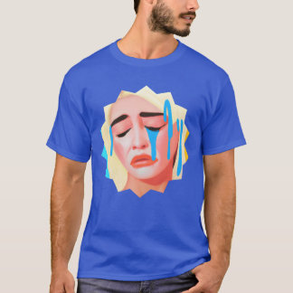 Gråt för vad retro t shirt