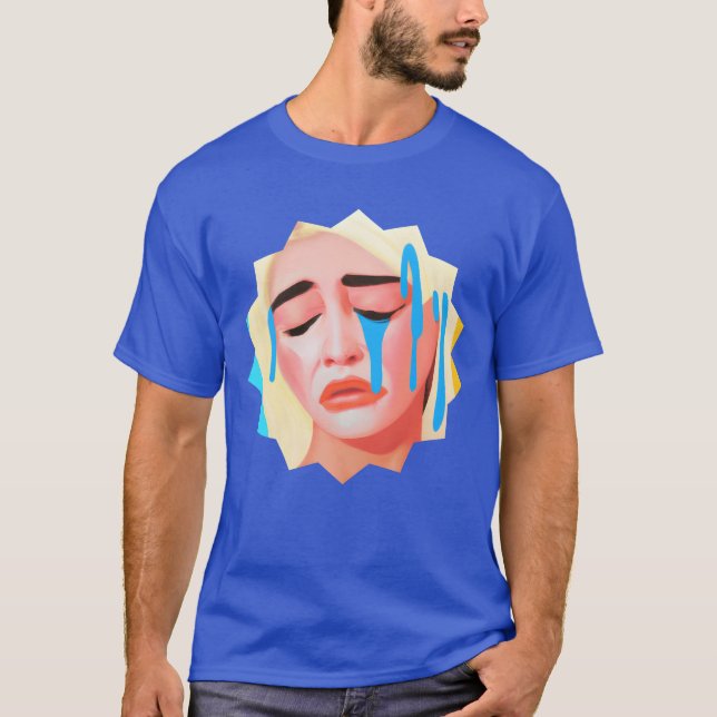 Gråt för vad retro t shirt (Framsida)