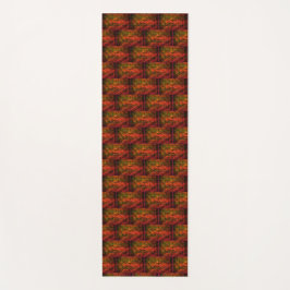 Gråt här svart/bland rötter, Yoga Mat