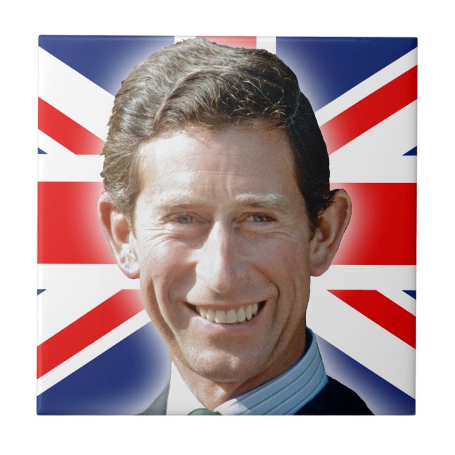 Gråt! HRH Prince Charles Kakelplatta (Framsidan)