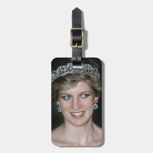 Gråt! HRH Princess Diana Bagagebricka (Vertikal Framsida)