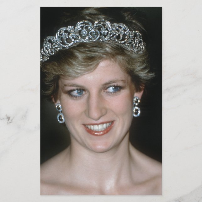 Gråt! HRH Princess Diana Brevpapper (Framsida)