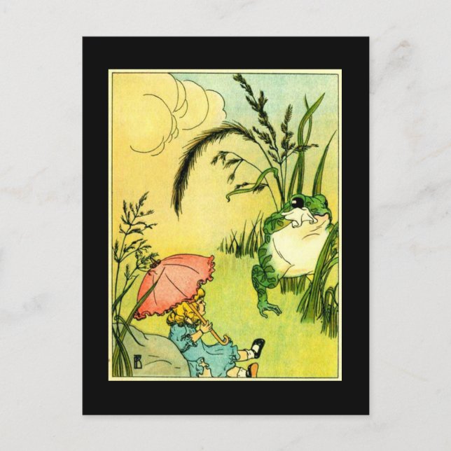 Gråt inte Frog Vykort (Framsida)