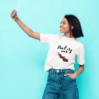Gråt inte över Spill-kaffe Tshirt T Shirt