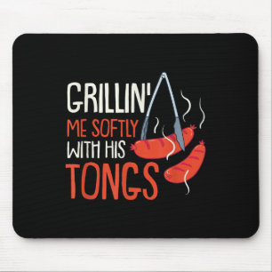 Gråt mig mjukt med hans Tong I Grillmaster Bbq Musmatta