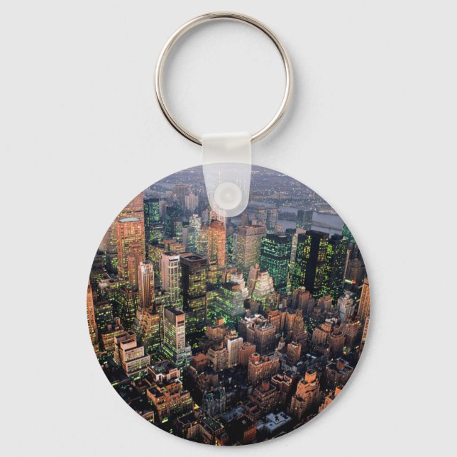 Gråt! New York City USA Nyckelring (Framsida)