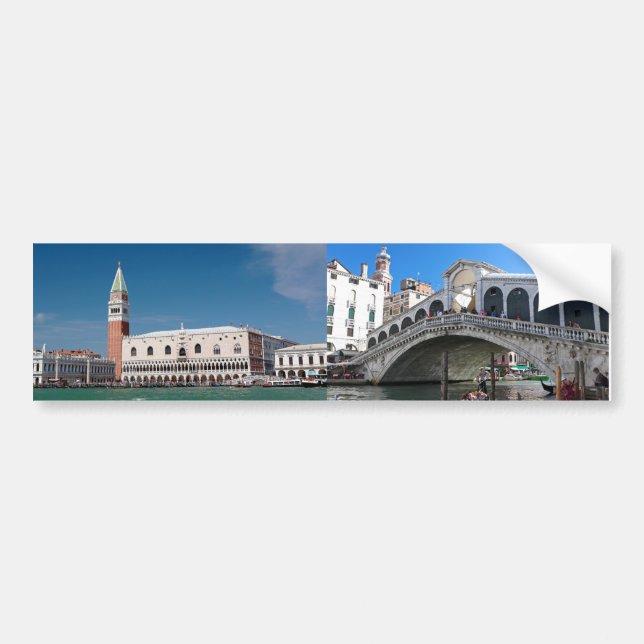 Gråt! St. Mark's Square Venece Bildekal (Framsidan)