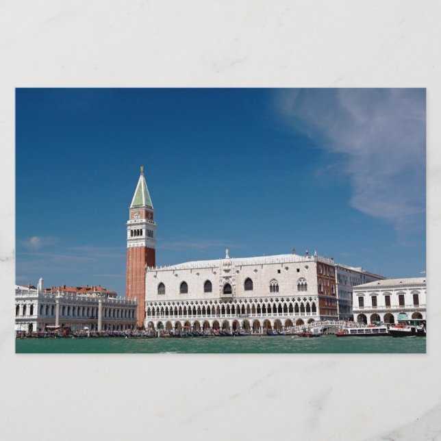 Gråt! St. Mark's Square Venece Brevpapper (Framsida)