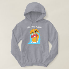 gråt tills det är klart att redigera hoodie