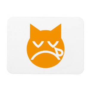 Gråta Emoji Cat Magnet