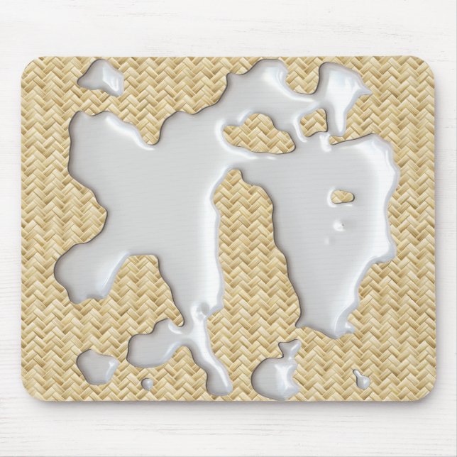 Gråta inte över spilld mjölk! musmatta (Framsidan)