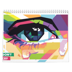Gråta ögon popup-fönster kalender