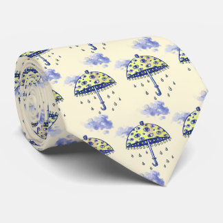 Gråta paraply med Ögon Hand plockade Slips