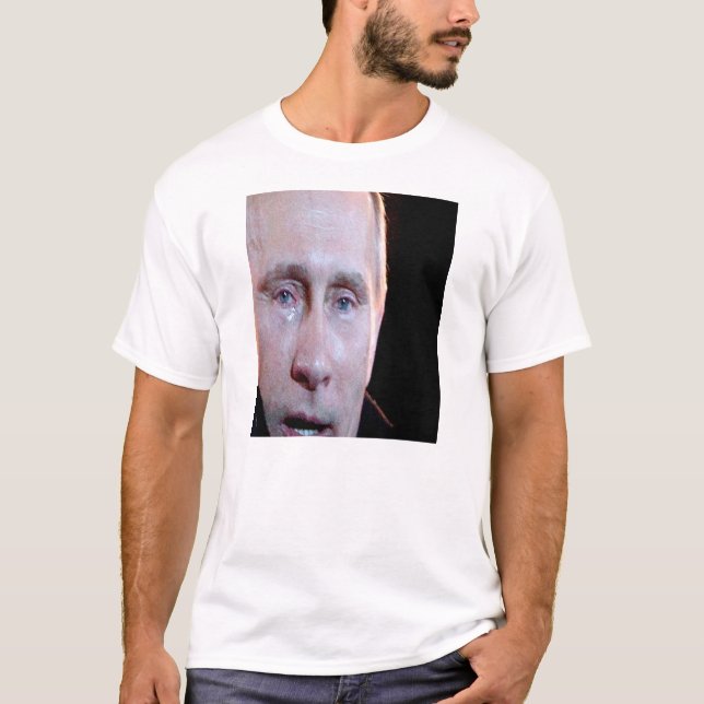 gråta putin tee shirt (Framsida)