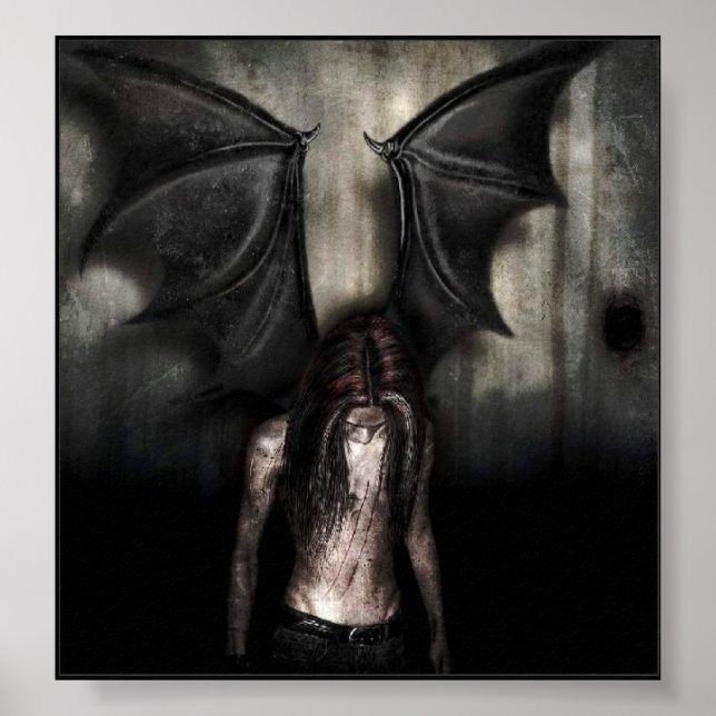 Gråtande ängel poster (Framsidan)