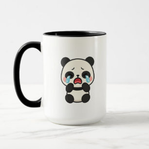 Gråtande av Panda - Cute Ledsen Panda Kaffe koppar