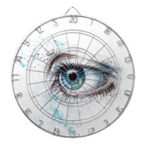 Gråtande blått Öga (trötthet, sympati och depressi