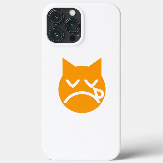 Gråtande Emoji Katt (Baksida)