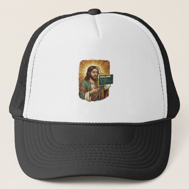 Gråtande Jesus Syntaxfel Kodande Programmerare Mju Keps (Framsida)