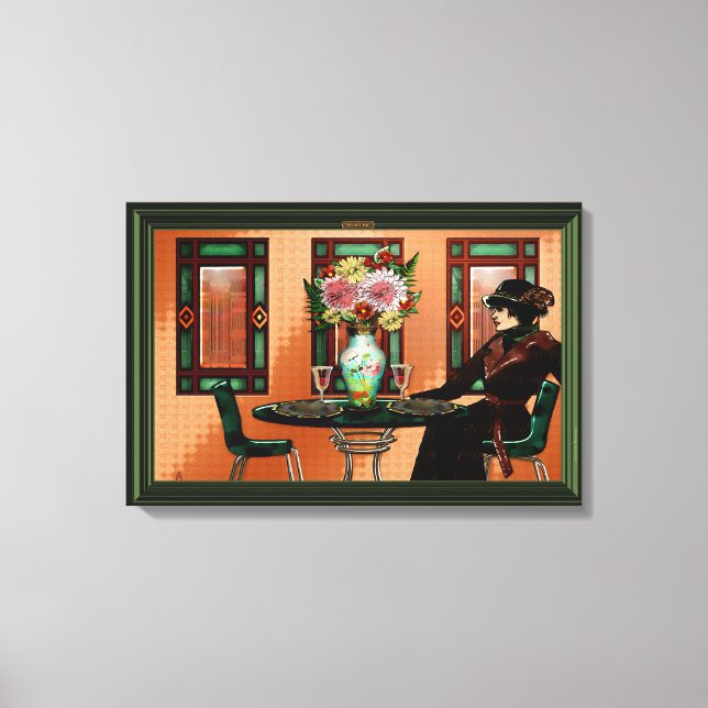 Gråtande kvinnor i 1920 års Café Canvastryck (Framsida)