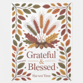 Grateful & blessed stylish Blanket New Home Fleecefilt