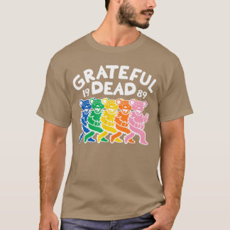 Grateful Dead Dancing Bears onhe Run Vintage Band  T Shirt