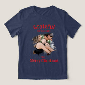 Grateful for My Family Christmas T Shirt