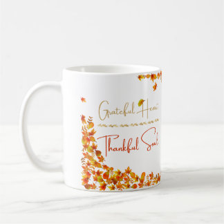 Grateful Heart Thankful Soul Mug – Minimal Fall Kaffemugg