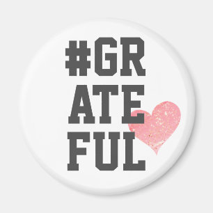 #GRATEFUL Hjärtmagnet Magnet