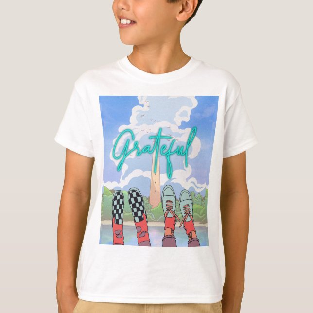 GRATEFULL, RELAX TID T SHIRT (Framsida)