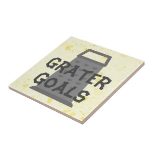 Grater Goals Ceramic Tile Kakelplatta