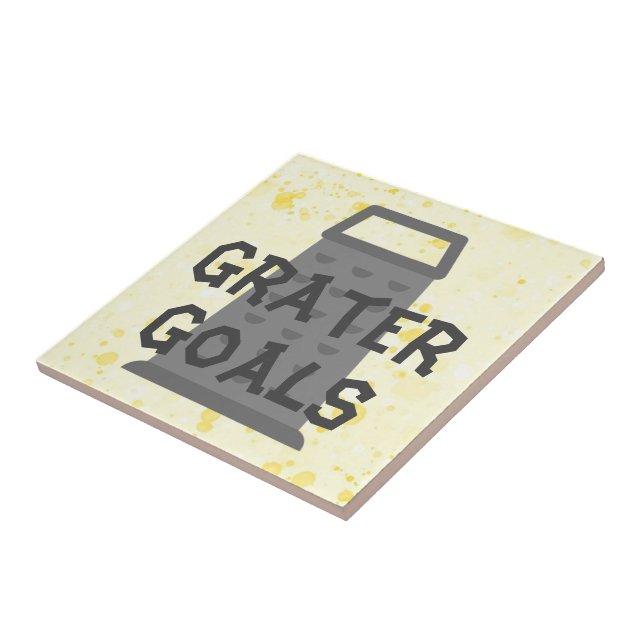 Grater Goals Ceramic Tile Kakelplatta (Sidan)