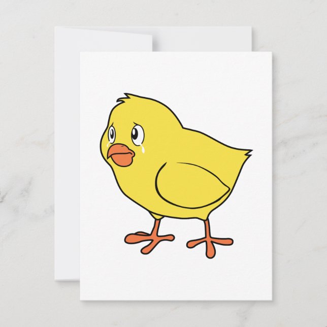 Gråter Gult Chick National Chicken Day (Framsida)